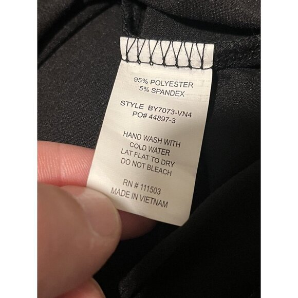 Popular21 Black Knit Bodysuit Top Medium - Picture 8 of 9